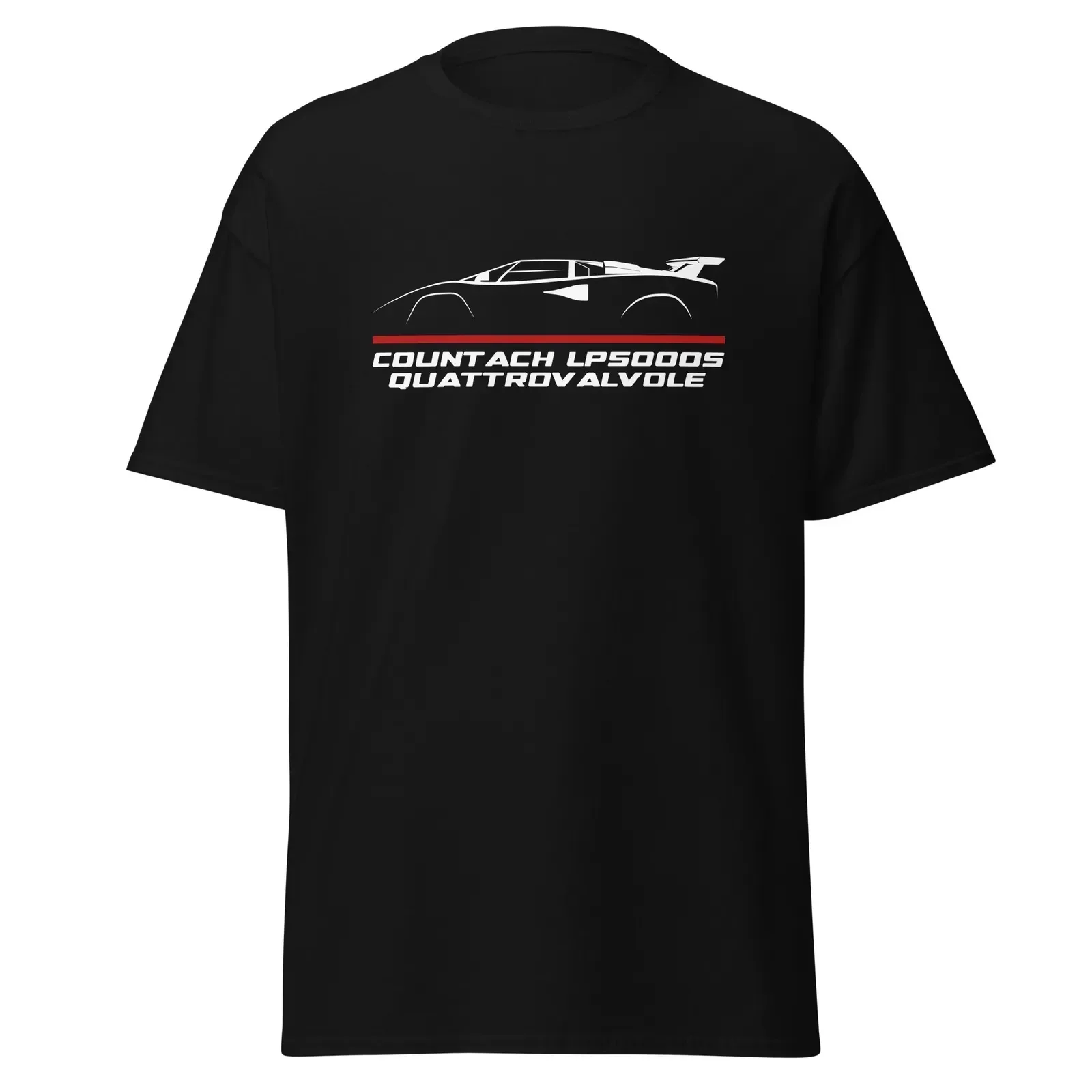 

2025 Men T Shirt Casual Lamborghinis Countach LP5000 S Quattrovalvole Enthusiast T-shirt Summer Short Sleeves 100% Cotton S-3XL