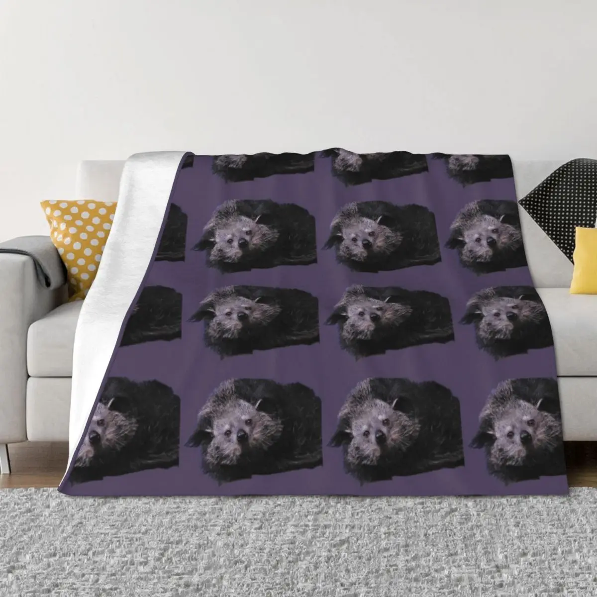 

Binturong Throw Blanket Travel Decorative Sofas Baby for winter Blankets