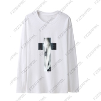 Hip Hop Y2k Long sleeve Top Aesthetics Graphic Print Fashion Long sleeve T-shirt Streetwear Punk Top Gothic Unique Cleanfit​ Tee