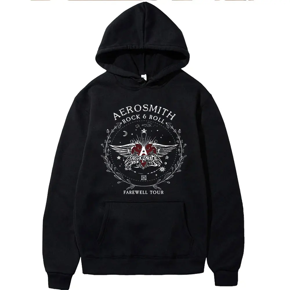 Aerosmith Farewell Tour Autumn Hoodies Farewell Tour Hard Rock Tracksuit Casual Loose Retro Shirt Fantasy Apparel Y2K Top Unisex