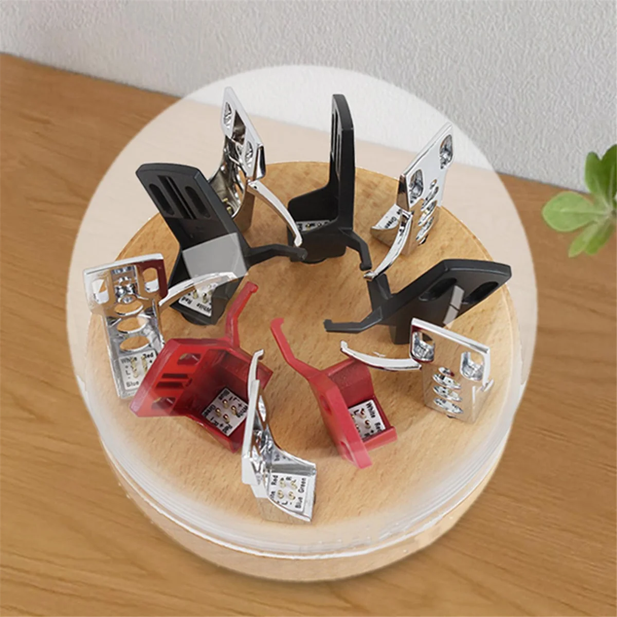 Clear Turntable Cartridges Headshell Box Durable Supplies Decoration Stand for Phono Stand Protection Dust Box Collector&A22K