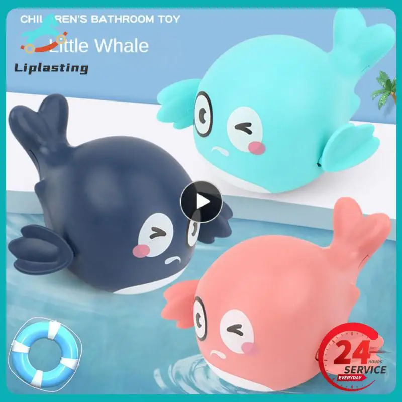 Swimming Whale Toy Bathroom Swimming Whale Spring Up Toy Baby Bath Toys Chain Water Coil Toy Bathroom Toys