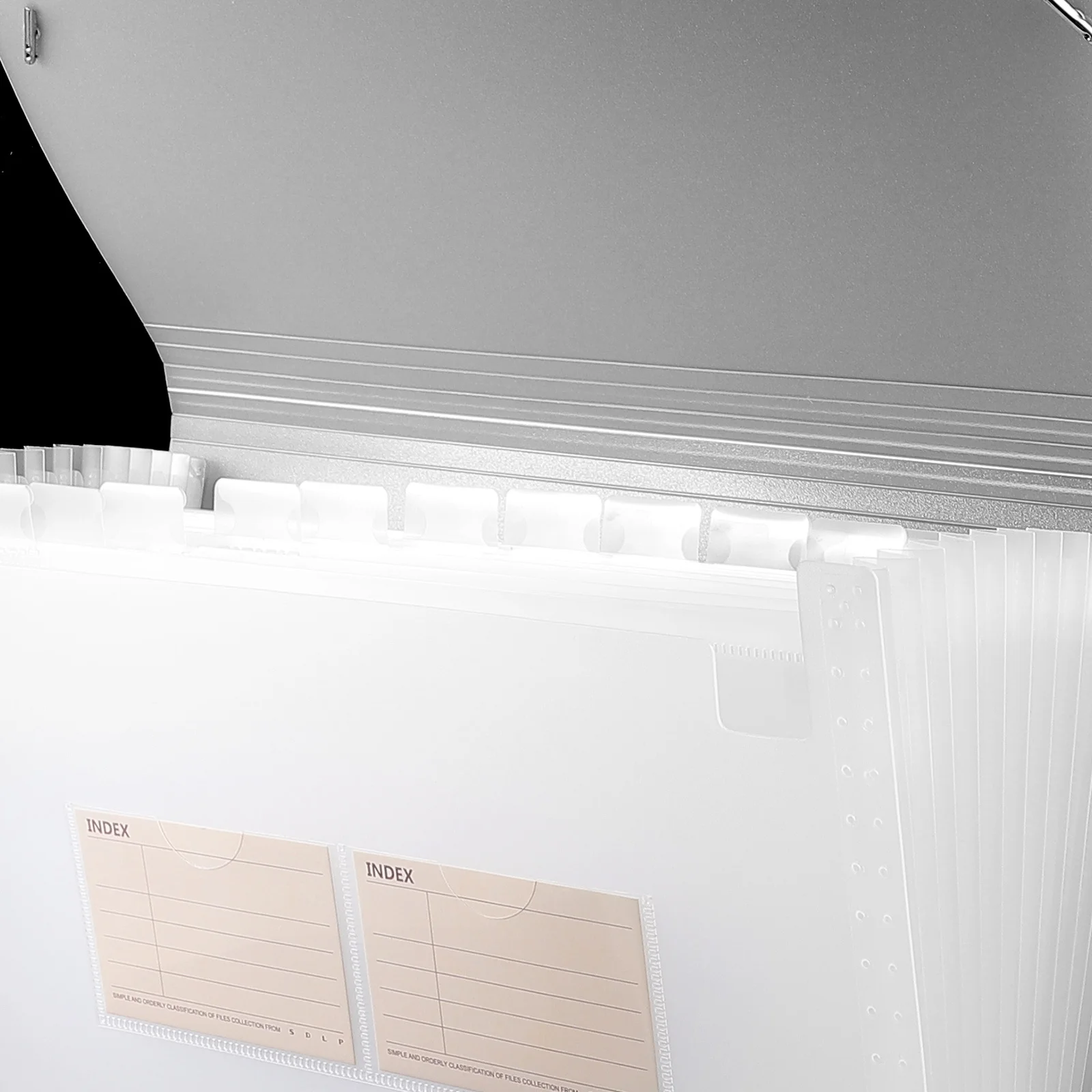 Multi Tier Folder Accordion Receipt Pouch Plastic Bills Holder For Documents Coupons Cards File Organizer Office School