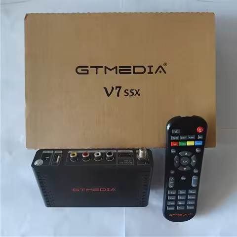 GTMEDIA V7 S5X With USB WiFi DVB-S/S2/S2X Satellite TV Receiver Full HD 1080P PVR Ready Support 4G/3G Dongle Satellite Receiver