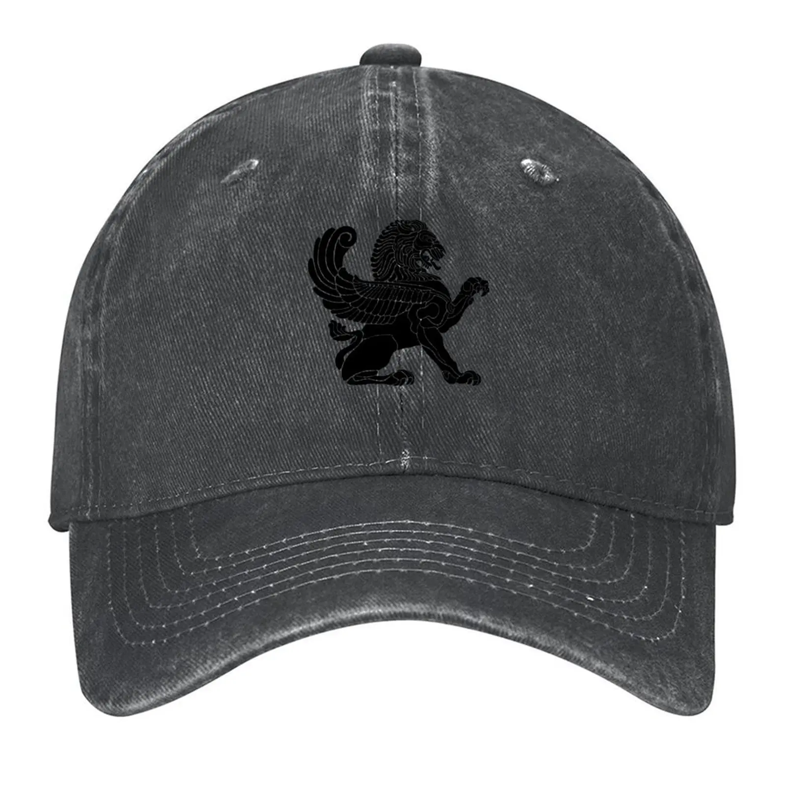 Gorra de béisbol de León alado persa, gorra de lujo, gorras para el sol, sombrero con pompón, sombreros de Golf para mujer y hombre