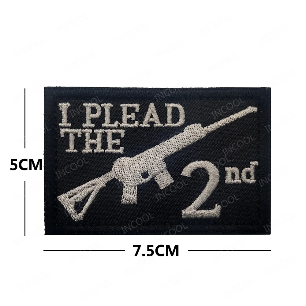 Embroidered Patch Never Say Die I Love My Country Tactical Military Patches Appliqued Combat Badges Chevron Strip For Bag