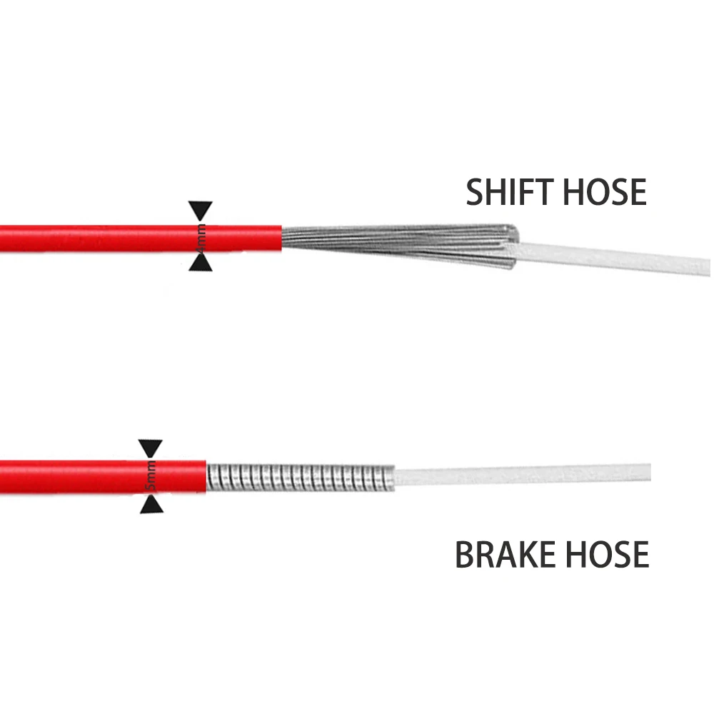 ZTTO 1Meter MTB Road Bike Brake Housing/Shift Housing Bicycle Brake Cable Line Brake Hose Bicycle Derailleur Line Bicycle Cables
