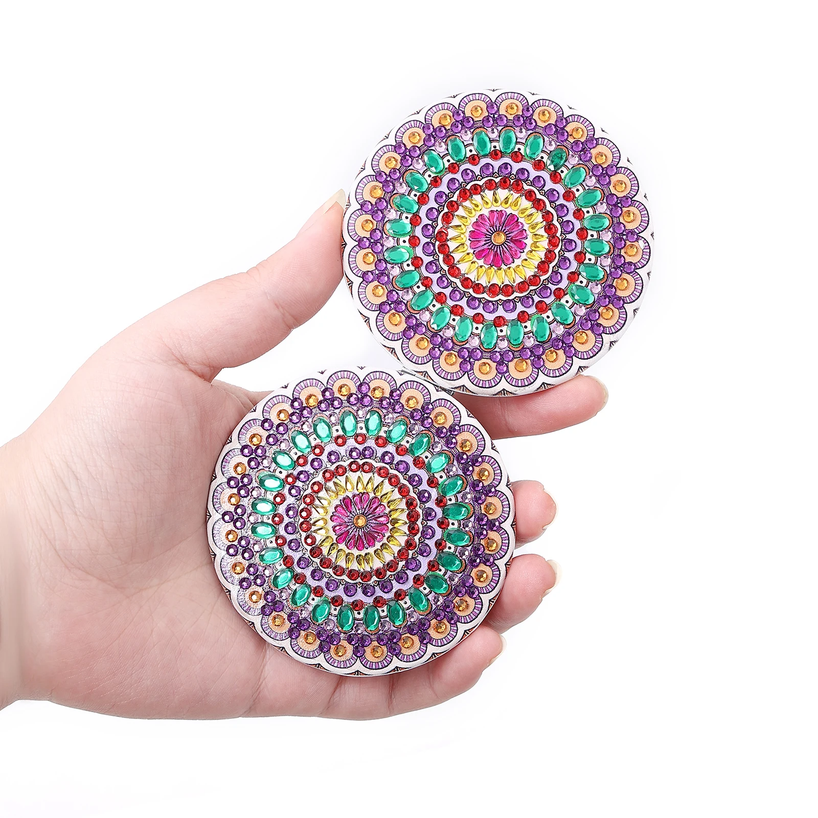 Fai da te diamante arte mosaico specchio per il trucco punto croce Kit di ricamo a forma speciale pittura portatile per Kit di numeri per adulti e bambini