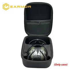 EARMOR 전술 헤드폰 하드 보관 케이스, 휴대용 경량 헤드폰 케이스, 방수 M31, M32, M31H, M32H 헤드폰