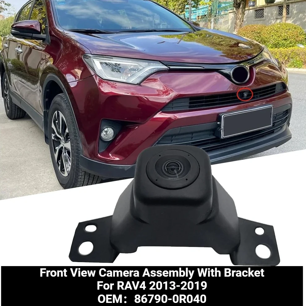

86790-0R040 Surround Front View Camera embly with Bracket for Toyota RAV4 2013-2019 Parking ist Camera