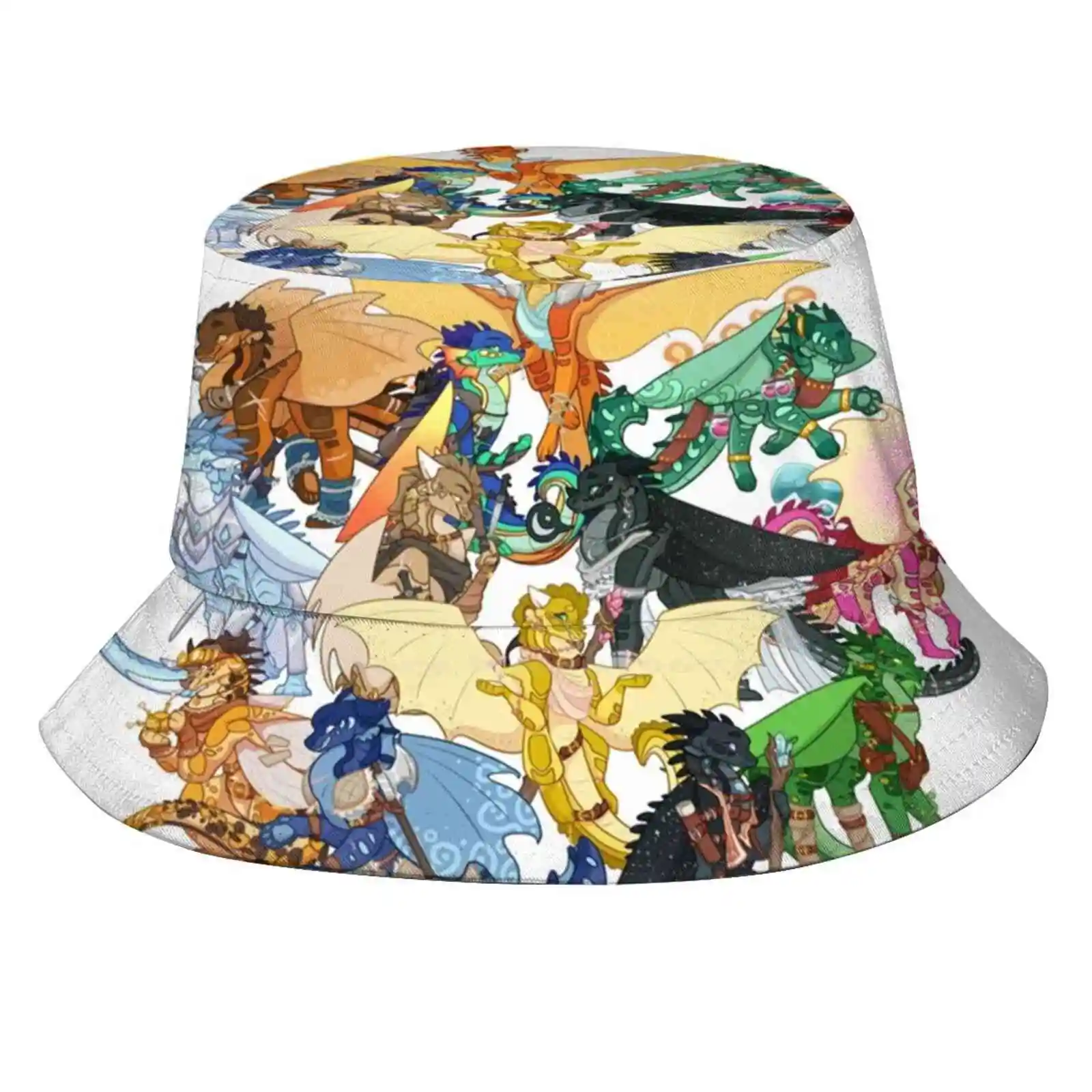 Wings Of Fire As D&D Characters Sun Cap Fisherman Hat Bucket Hats Wings Of Fire Wof D D Cyprus Dragons Qibli Winter Cricket