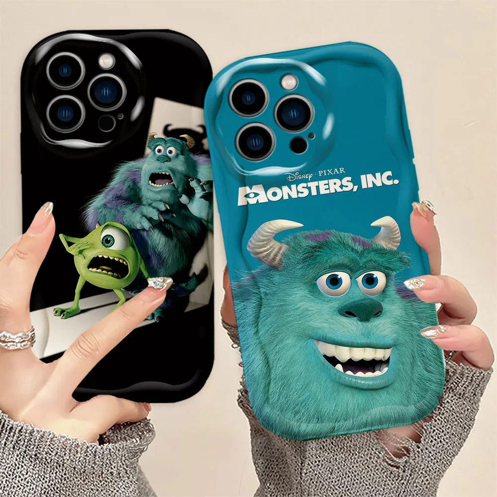 

Cartoon Monsters Inc Boo Blue 3D Wave Phone Case For OPPO F23 R15 R17 RENO 4 5 6 7 8 11 11F 12 12F FIND X3 LITE 4G Silicone Case