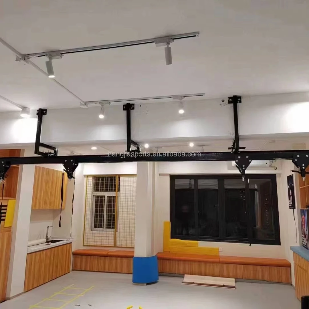 

Customized Boxing Bag Bracket Steel Structure With Rail Punching Bag Track Rack for Boxing Bag Training for Sale