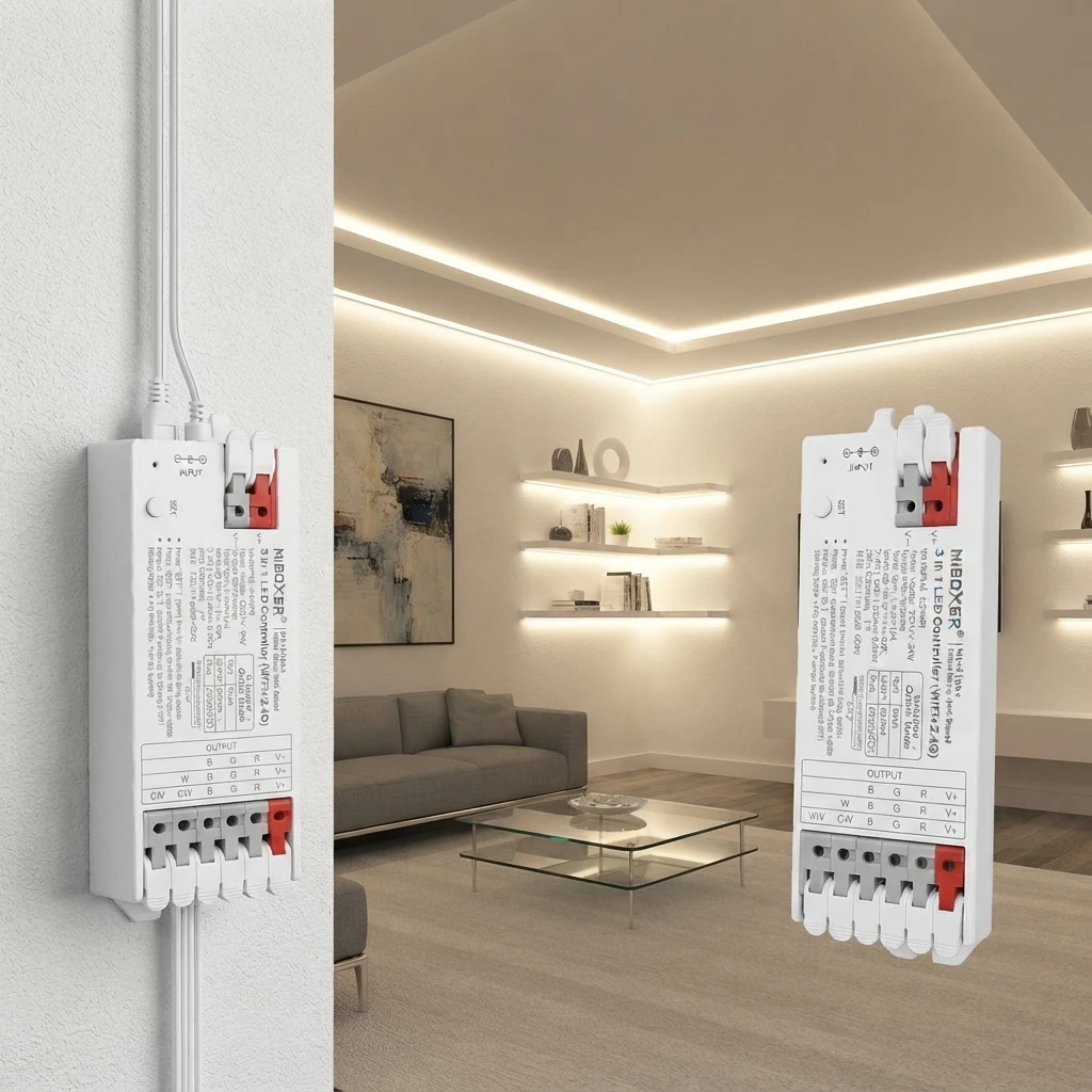 Miboxer K6 S2W+ S2 E3-WR 3in1 Smart WIFI+2.4GHzRF Tuya APP Voice Control Dimmer RGB RGBW RGBCCT LED Strip Controller view 6