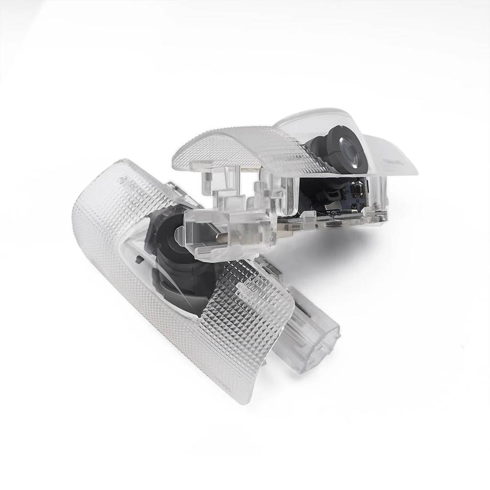 White FORTUNER Badge Shadow Light 2pc LED Courtesy Lamp For Toyota FORTUNER Car Styling FORTUNER Welcome Light Toyota Door Light - Image 5