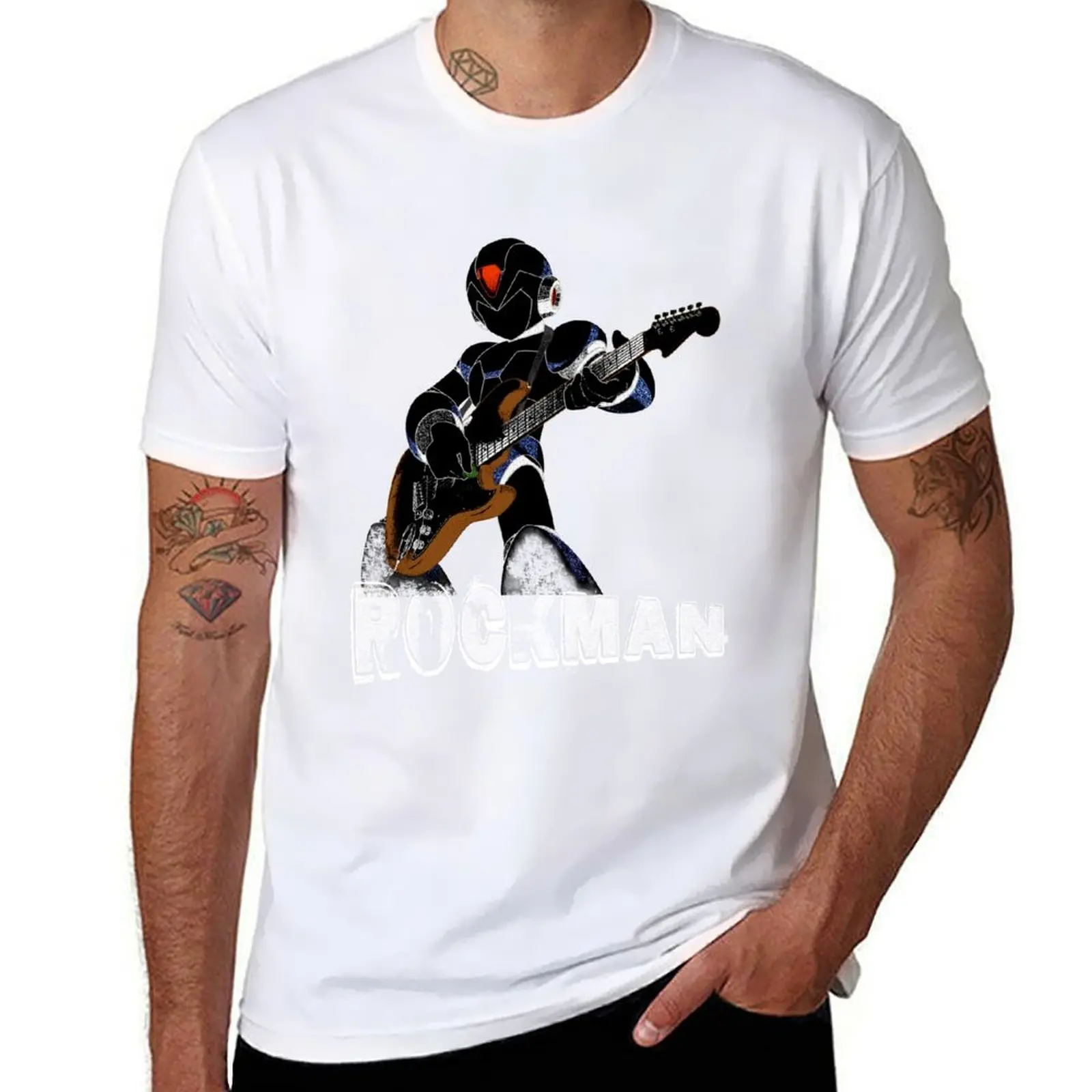 

Rock Man T-Shirt man t shirt heavy cotton funny t shirts dark humor T-Shirt