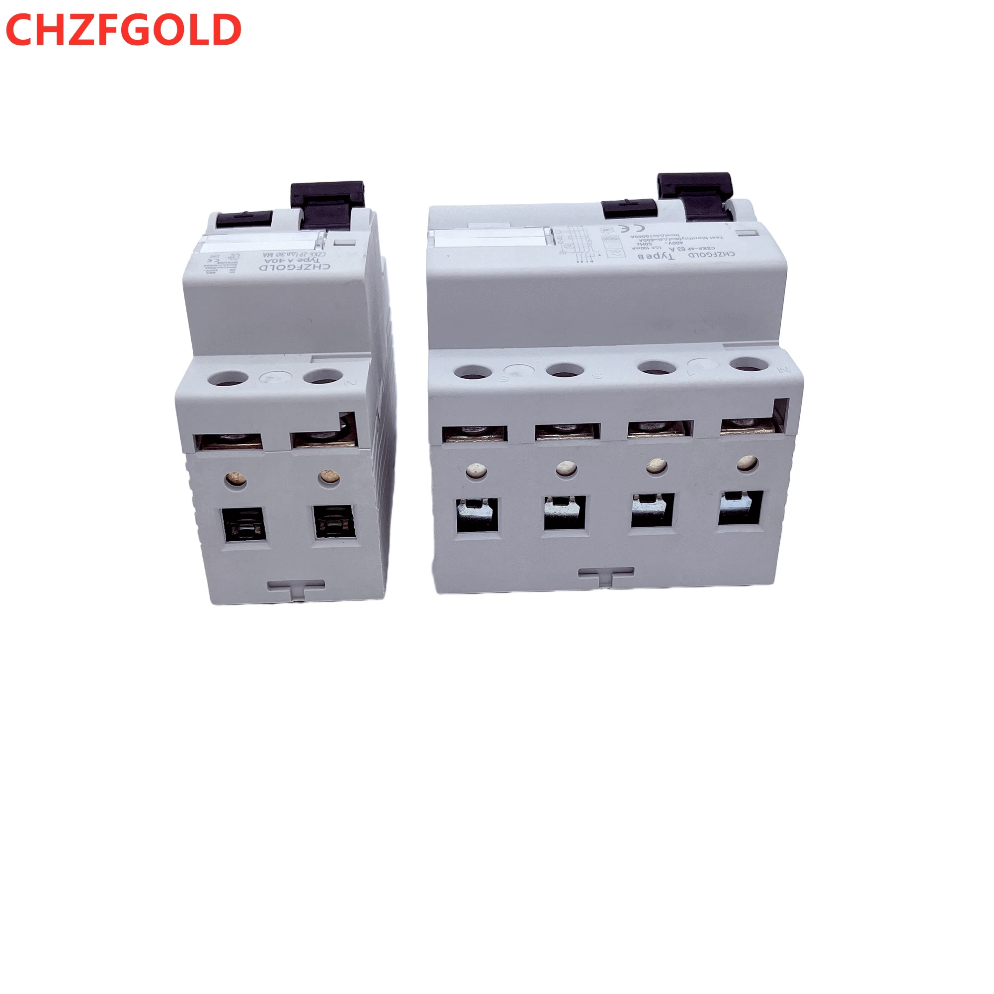 Imagem -05 - tipo Rccb 2p e 4p para Instalações ev & pv Rcd Elcb Jvl1663 tipo a ac b 10ma 30ma 100ma 300ma 1000ma Disjuntor Elétrico b