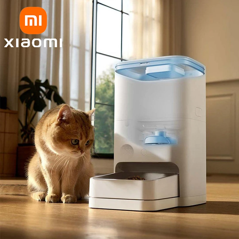 

XIAOMI MIJIA Smart Pet Food Feeder 2nd,APP Control,Food Level Low Alerts,Triple-Sealed,Dual Power Supply,CN Version With Adapter