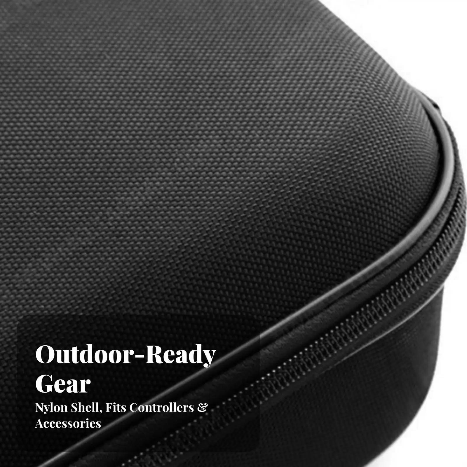 Compact Transmitter Carrying Case EVA Nylon Hard Shell Universal Bag with Handle for Radio Remote Control Storage and Travel