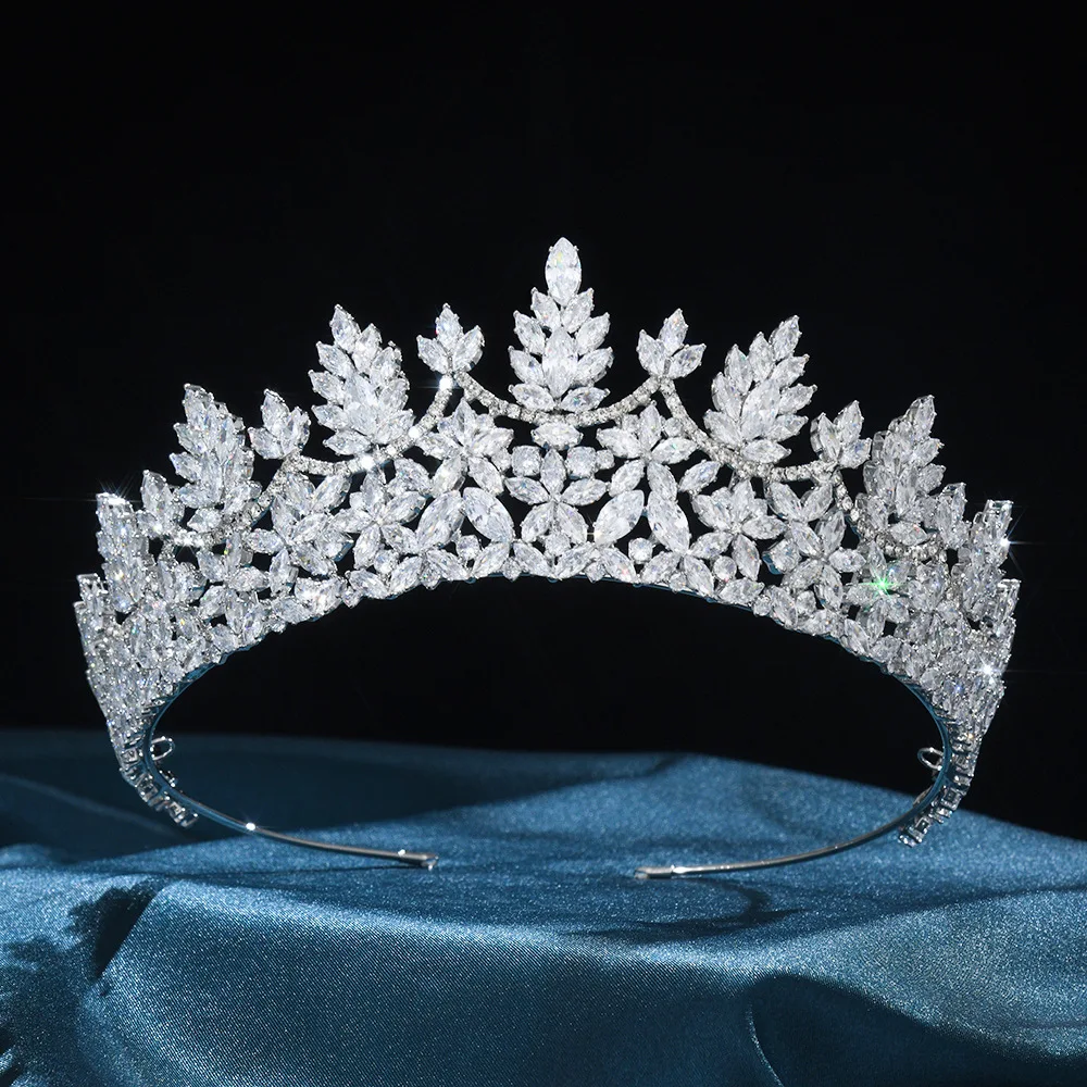 Creative New Retro Bridal Crown Full Diamond Zircon Hair Accessories Wedding Dress Crown 267228