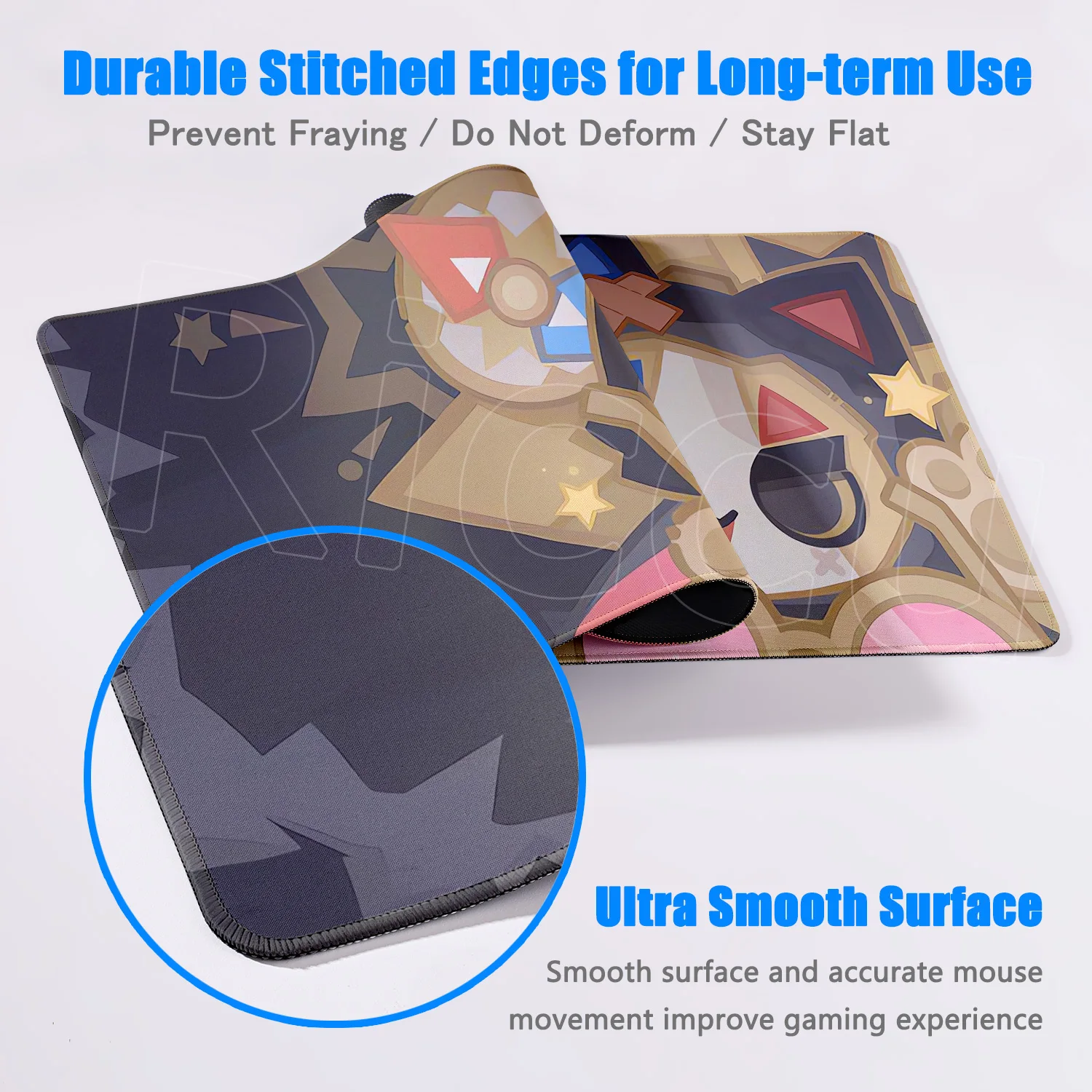 Genshin نمط لعبة ماوس الوسادة XXL كبير Aino Flins Columbina Nefer Lauma Jahoda Ineffa لوحة مفاتيح الكمبيوتر الحصير الرياضة الإلكترونية حصيرة مكتبية #4