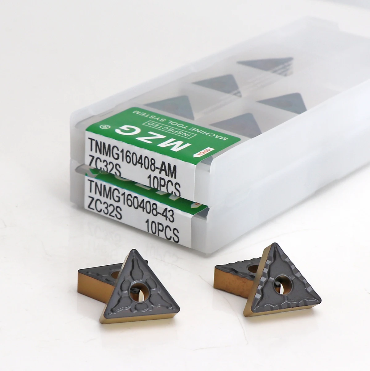 

MZG 10pcs TNMG160404 TNMG160408 TNMG160412 43/AM ZC32S External Turning Tools For Steel Metal TNMG Carbide Turning Insert