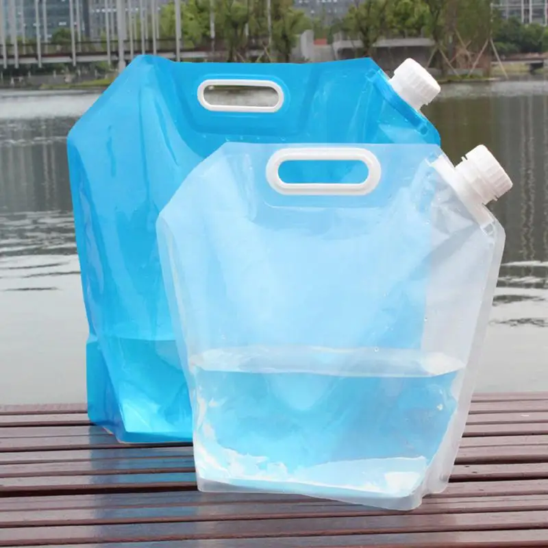 Portable Water Bag Durable And Spacious Folding 10l Large Capacity Travel Portable Sports And Entertainment Folding Storage Bag