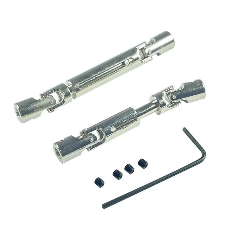 B49B-2szt LD-P06 Metalowy wał napędowy wał napędowy CVD do LDRC LD-P06 LD P06 Unimog 1/12 RC Truck Car Upgrade Parts Accessories