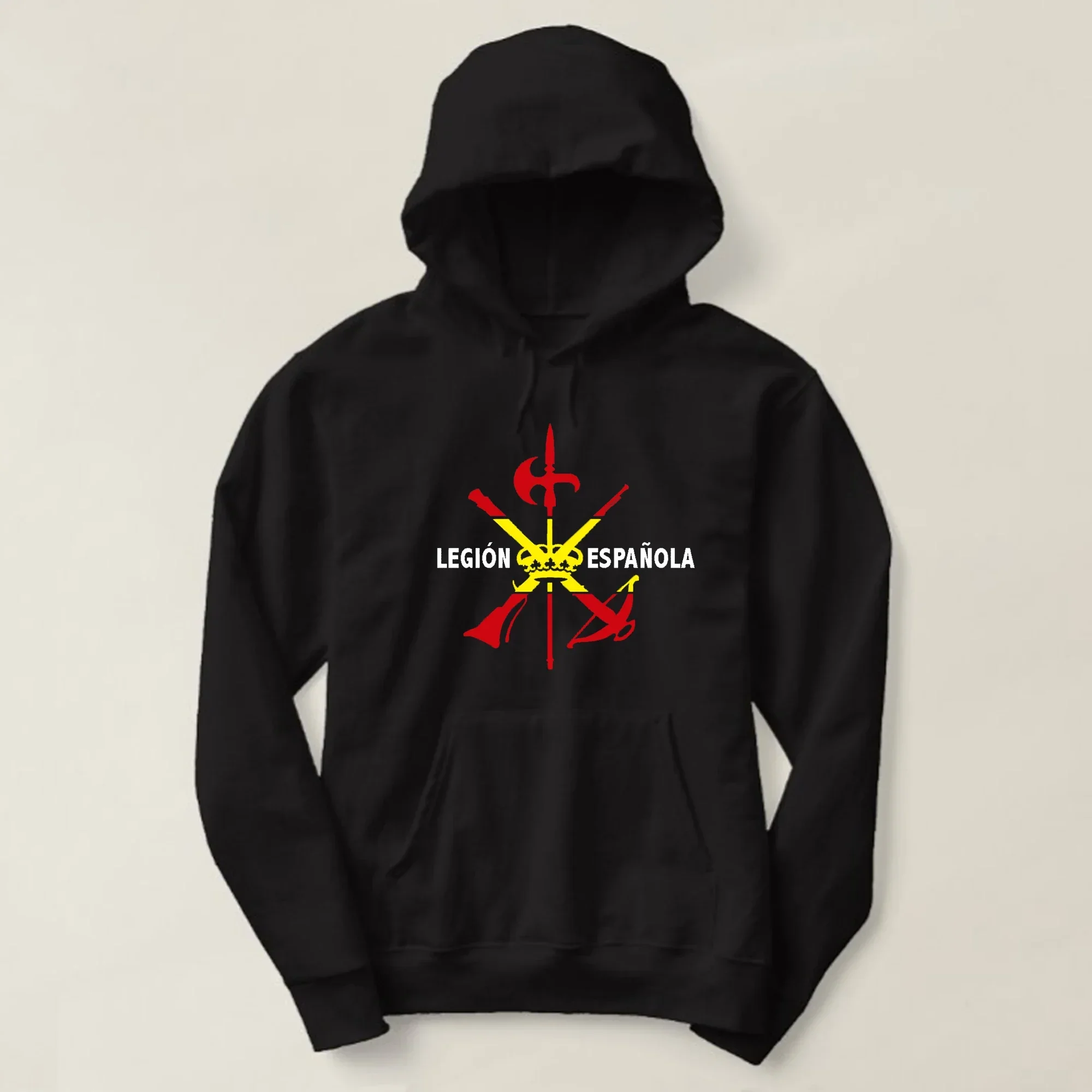 

Legion Espanola Hot Sale Spanish Legion Emblem Pullover Hoodie 100% Cotton Comfortable Casual Men Sweatshirt Fashion Streetwear