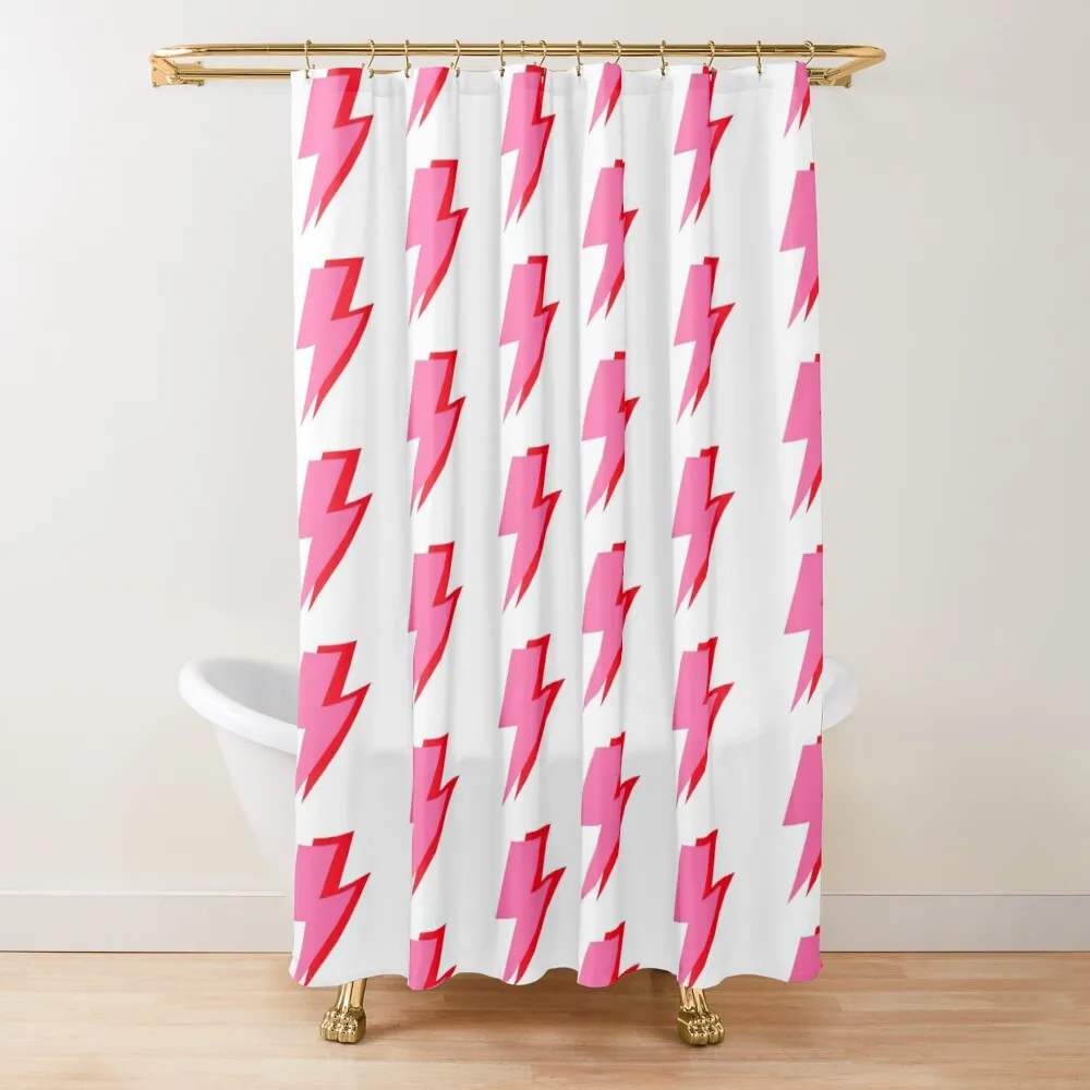 

Розовая и красная занавеска для душа с молнией для ванной комнаты, занавеска для ванной комнаты, занавеска для ванной комнаты