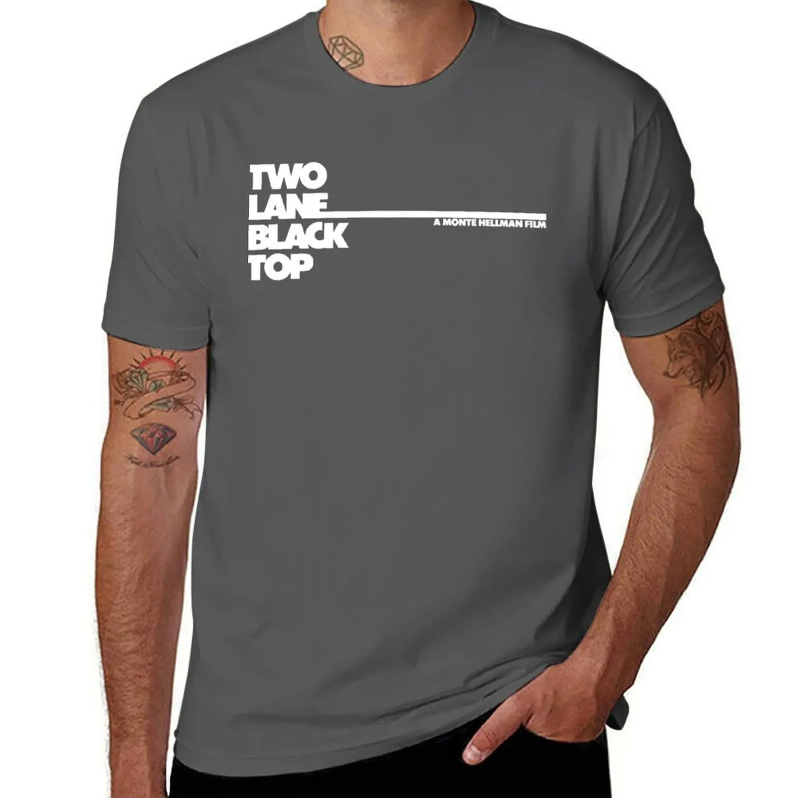 Two Blacktop Lane T-Shirt Worker Basic Short Sleeve Tee