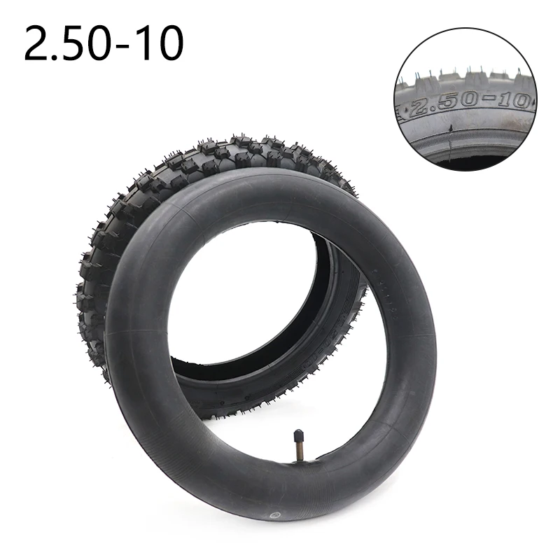 Mini Dirt Bike 2.50-10 Tire for Mini Apollo Cross-country Motorcycle Honda CRF50 XR50 Yamaha PW50 Front Rear Wheel Tyre