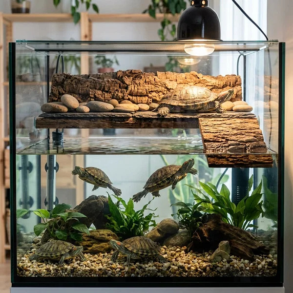 Aquarium de tortues : concevoir un habitat durable