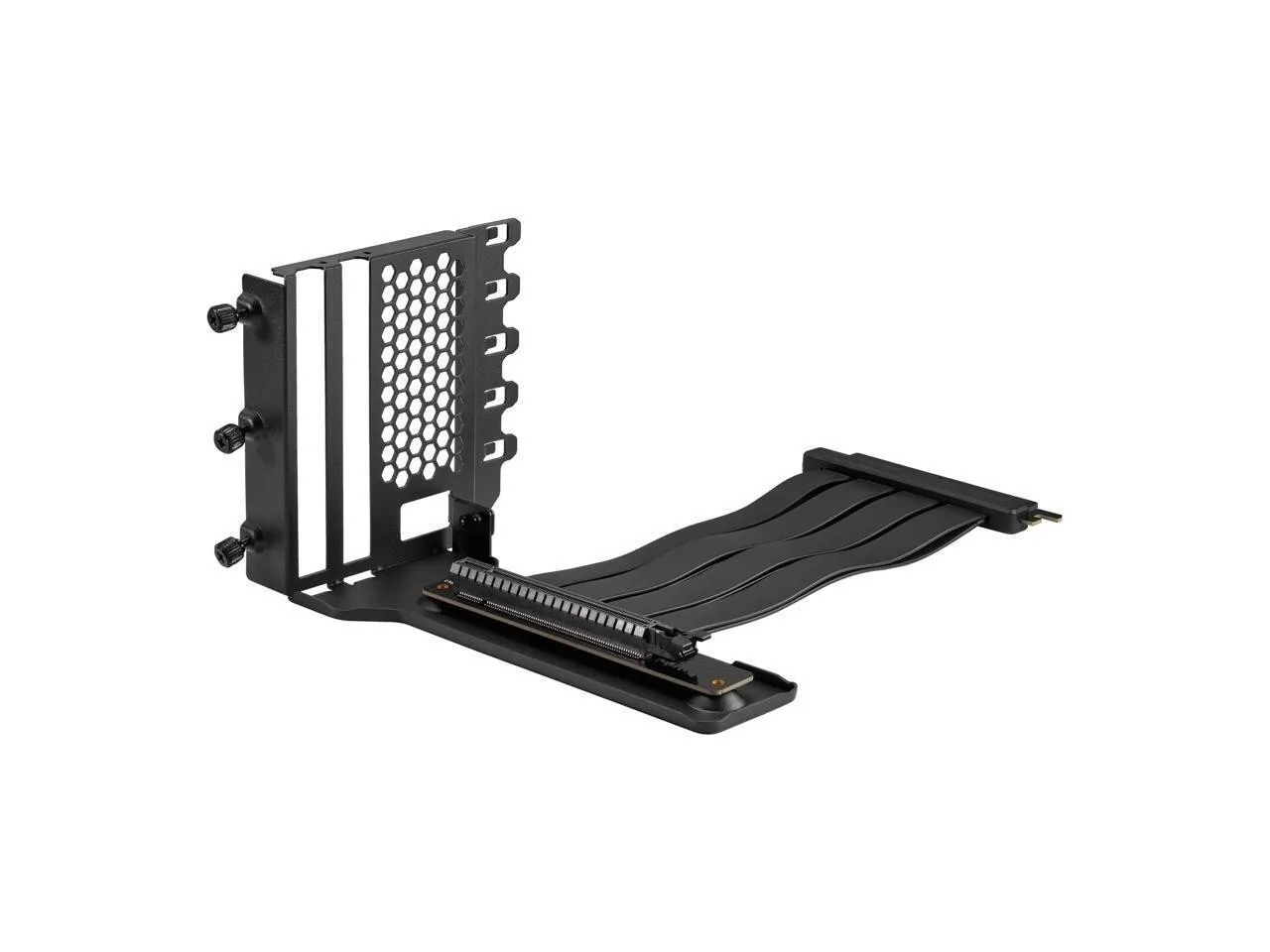 For Gen4 Vertical GPU Bracket, 220mm Flat Line PCI-E Gen4 x16 Riser Cable
