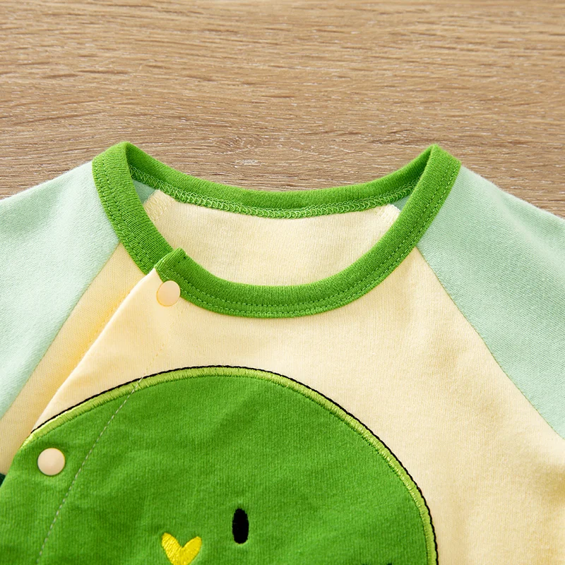 Cute cartoon animal-shaped clothing cotton baby clothing spring and fall 0-2-year-old baby one-piece long-sleeved newborn romper