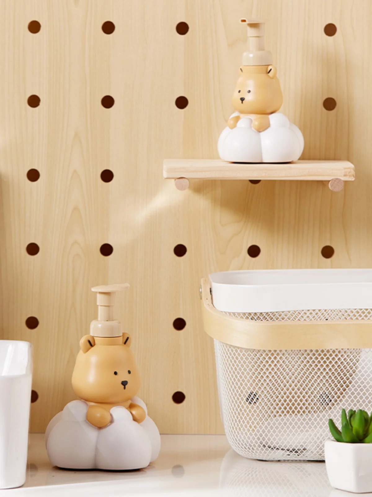 المحمولة الدب الكرتون فقاعة زجاجة Pr رغوة المطهر اليد حمام هلام Emp زجاجة الإبداعية المنزلية أداة العناية الشخصية #3