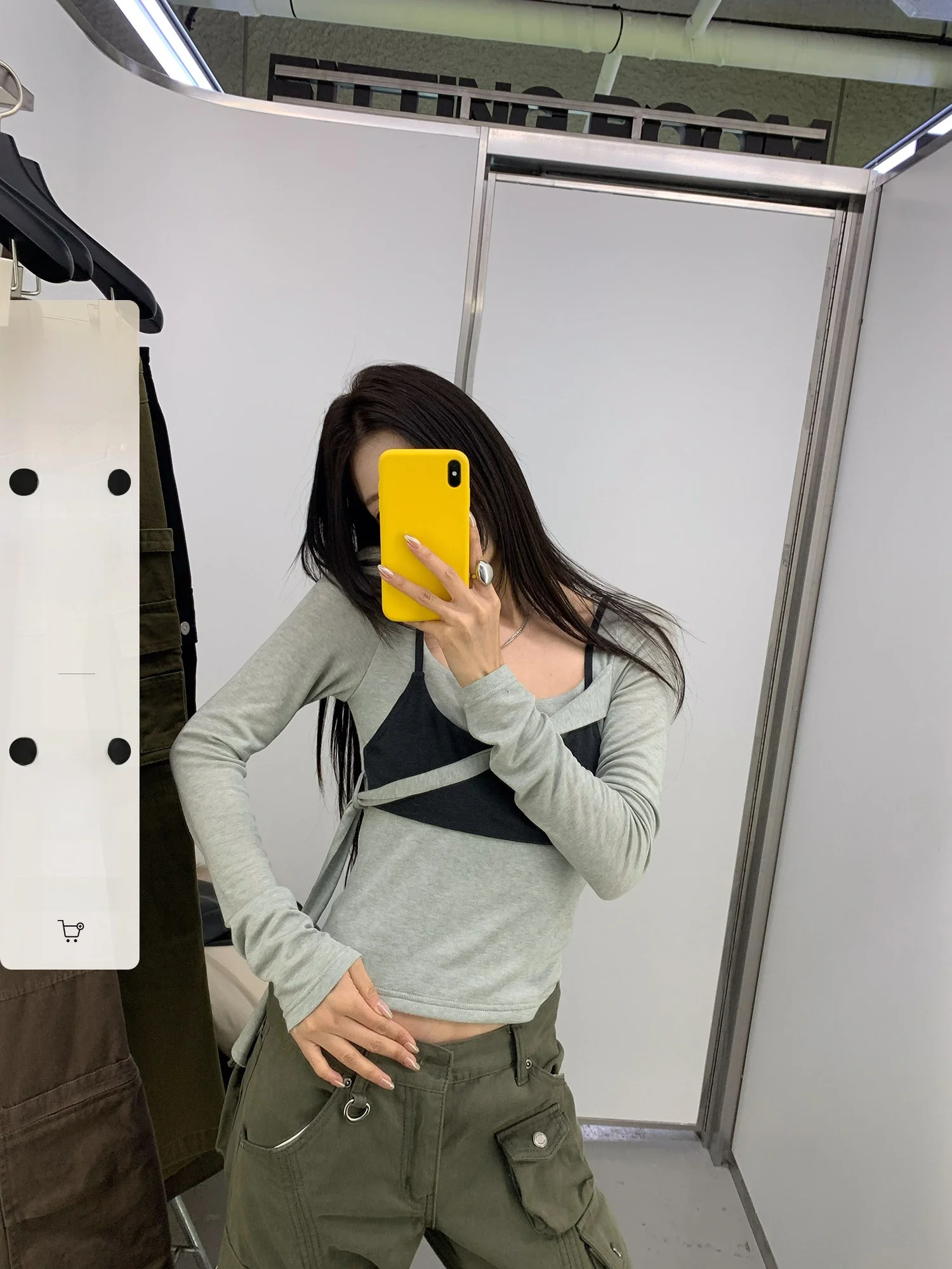 

Женская повседневная футболка с длинным рукавом и круглым вырезом из шелковой шерсти с цветным блочным дизайном, модная, в стиле Big Wong.