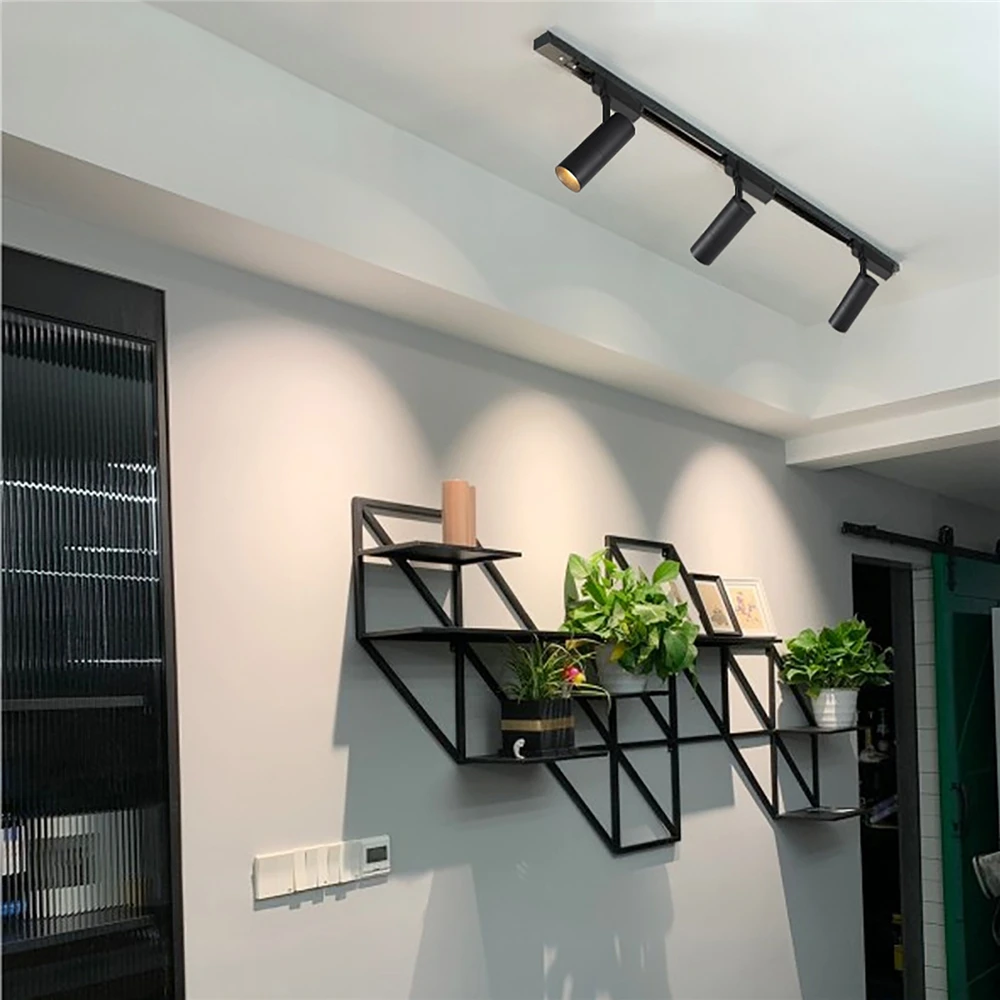 Faretti A LED Luce Della Pista Soggiorno Negozio di Illuminazione Interna 12/30/40W Ferroviarie Punti Luce Apparecchio per la Cucina Negozio a Casa 180-265V