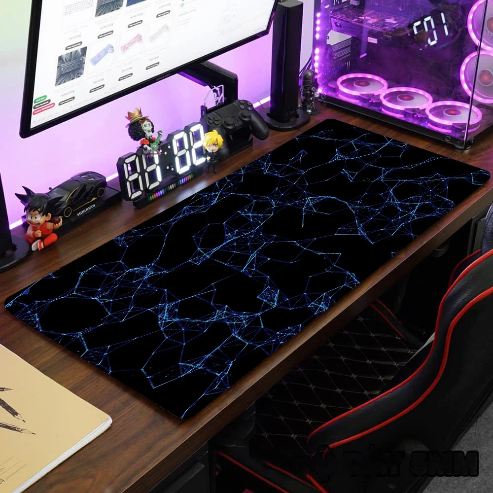 Lines Mouse Pad Office Computer Cutting Mat Extended Rug 900x400 Table Cushion Playmat Notebook Gamer Laptop Accessories Pc Rug