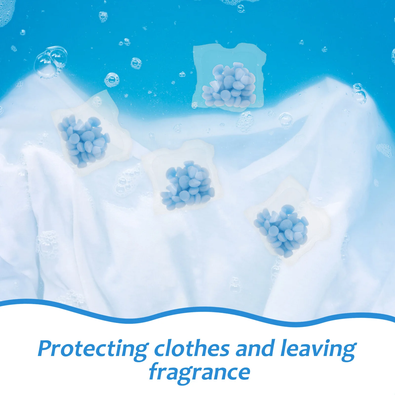

50pcs Scent Laundry Beads Long Fragrance Color Protection Deep Cleaning Easy Rinse Washer Safe