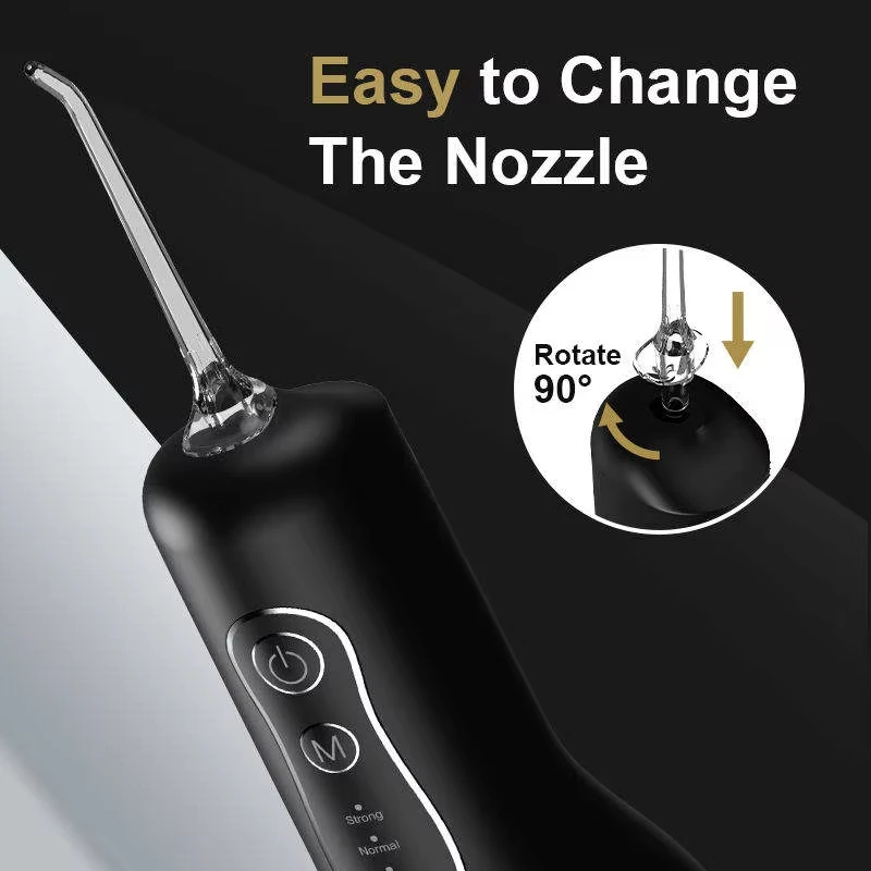 المحمولة عن طريق الفم الري لتقوم بها بنفسك خزان تنظيف طرق USB قابلة للشحن مقاوم للماء جهاز تنظيف الأسنان بالماء 4 طائرات المياه