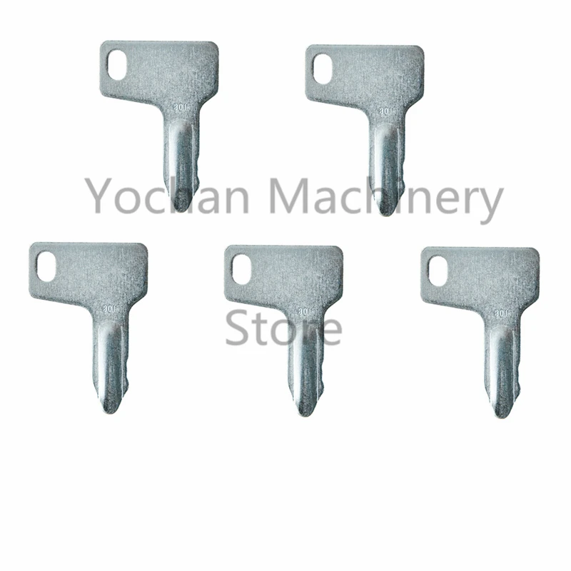 

5 PCS For Yanmar 301 Excavator Grader Dozer Key