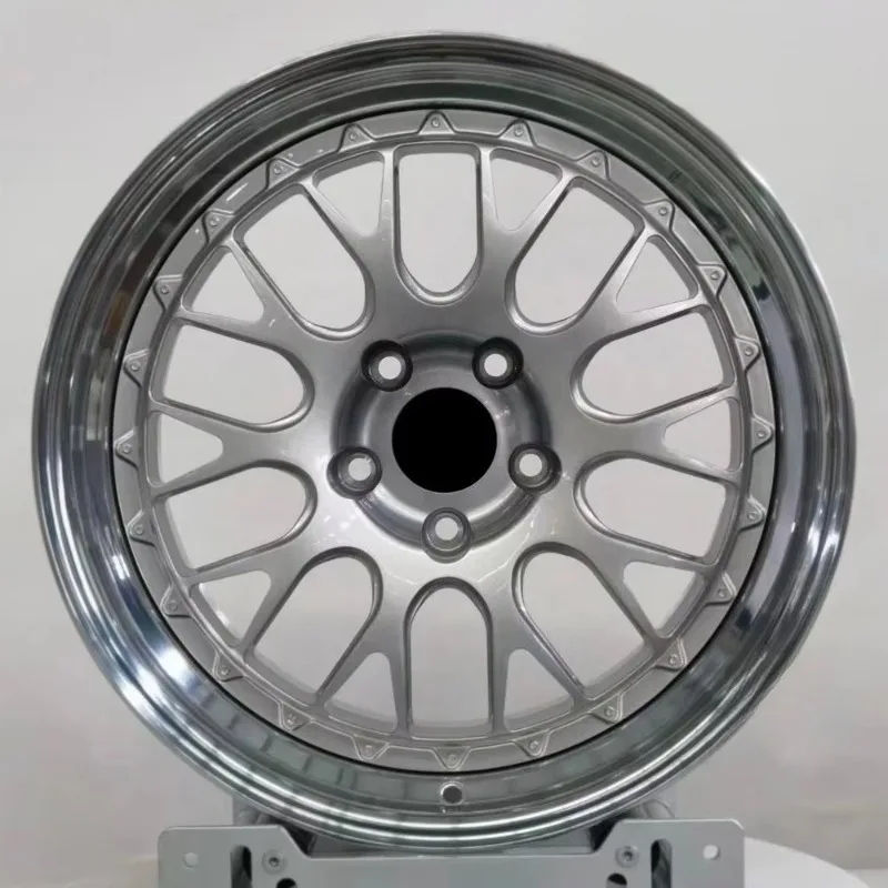 18 19 20 21 Inch 2-Piece BS E88 Polished Rims Forged Alloy Racing Wheels for Porsche BMW Audi Mercedes Benz Tesla Nissan Mustang