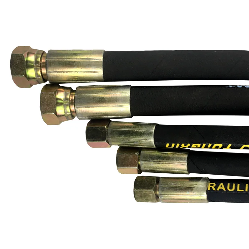 

6mm-15mm High-pressure Oil Hose Couplings Hydraulic Steel Wire Hose Customized Connector