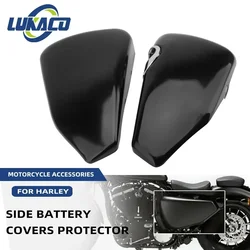 Motorcycle Left Right Battery Fairing Cover Side Guard Protection Motocross For Harley Sportster XL883 XL1200 X48 2014-2021 2022