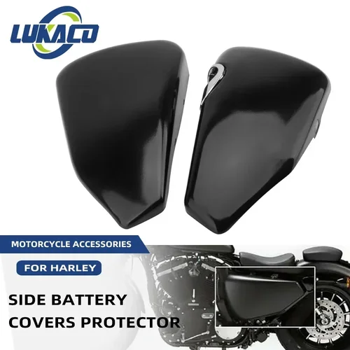 Cubierta de carenado de batería para motocicleta, protector lateral de protección para Motocross, para Harley Sportster XL883 XL1200 X48 2014-2021 2022
