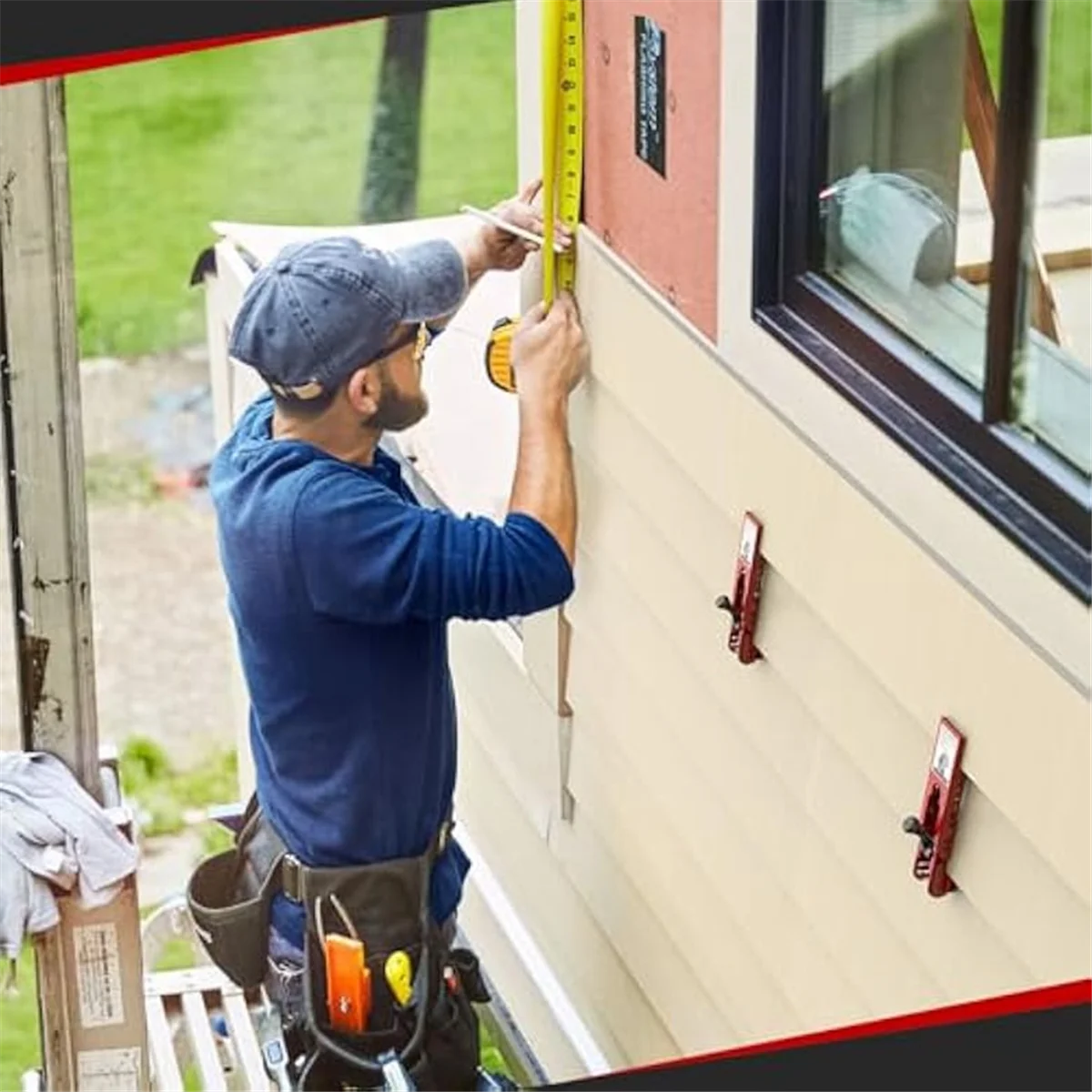 

Новые 2 шт. инструменты для установки сайдинга для сайдинга из волокна и цемента 5/16 дюймов, монтажный комплект сайдинга с регулируемыми открытиями