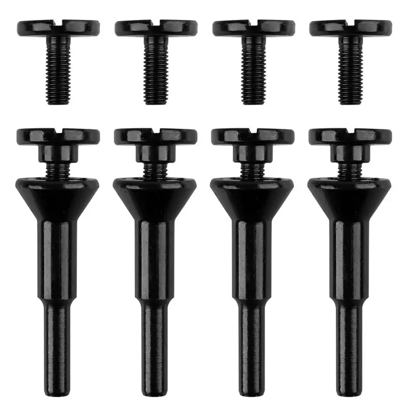 

ABUL-Mounting Mandrel 3/8In & 1/4In Arbor Hole, Cut-Off Wheel Mandrel Bit For Die Grinder Accessories (4 Pack)