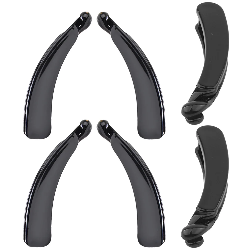 6 قطعة مقاطع الموز للنساء اكسسوارات سميكة مجعد الشعر خمر نمط كبير مشابك الشعر عقد قوي المحمولة تصفيفة الشعر أداة #4