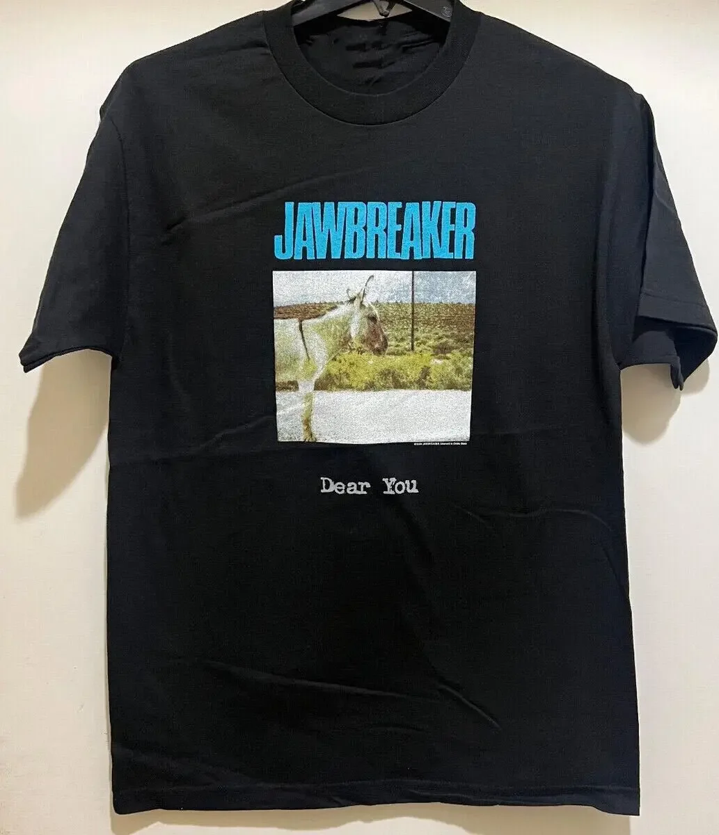 

Vtg Jawbreaker Band Dear You Тяжелая хлопковая черная рубашка унисекс в полный размер AA1391